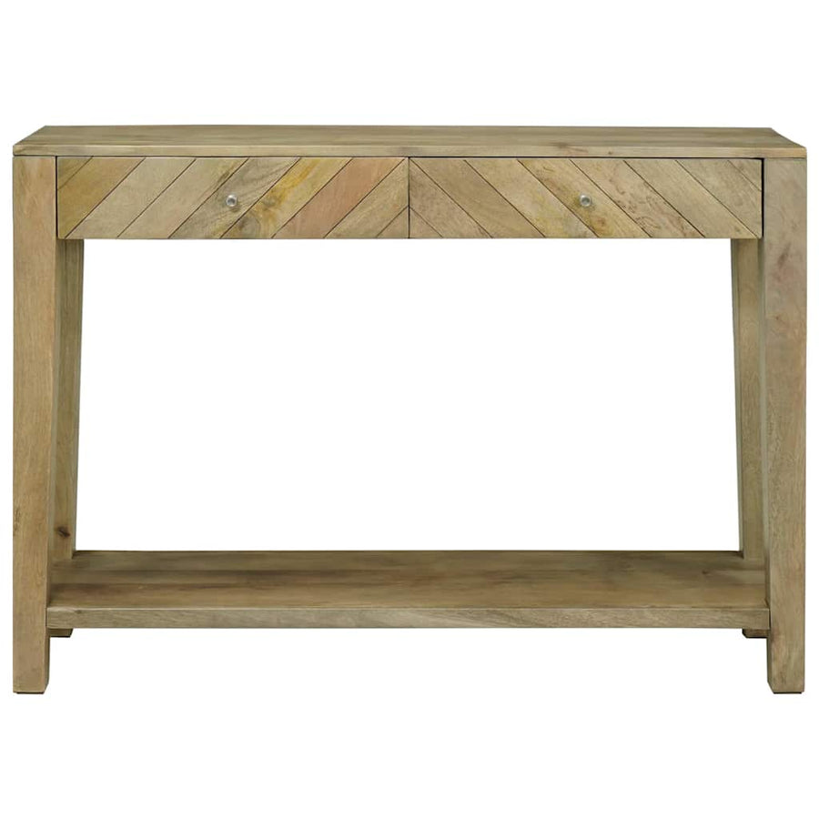 Wandtafel Natuurlijk grijs 110 x 30 x 80 cm Massief Mango Hout
