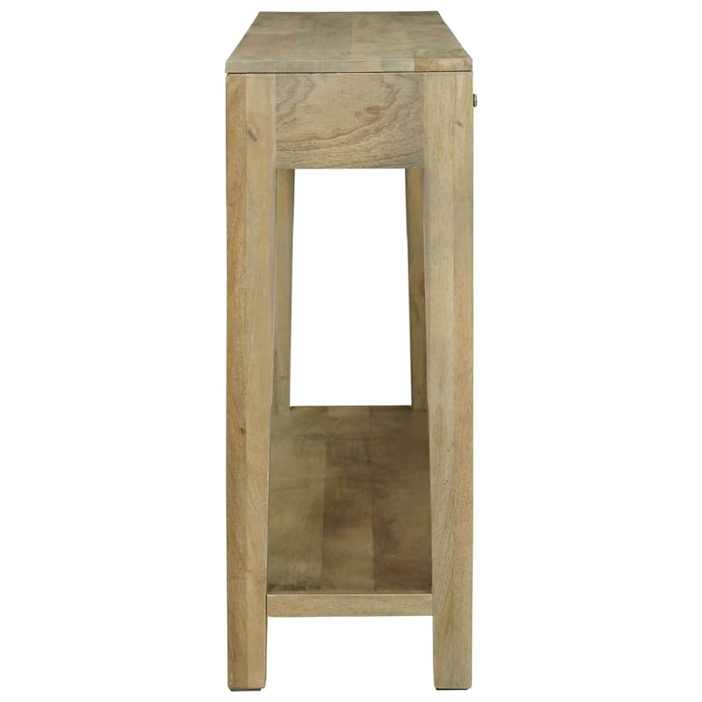 Wandtafel Natuurlijk grijs 110 x 30 x 80 cm Massief Mango Hout