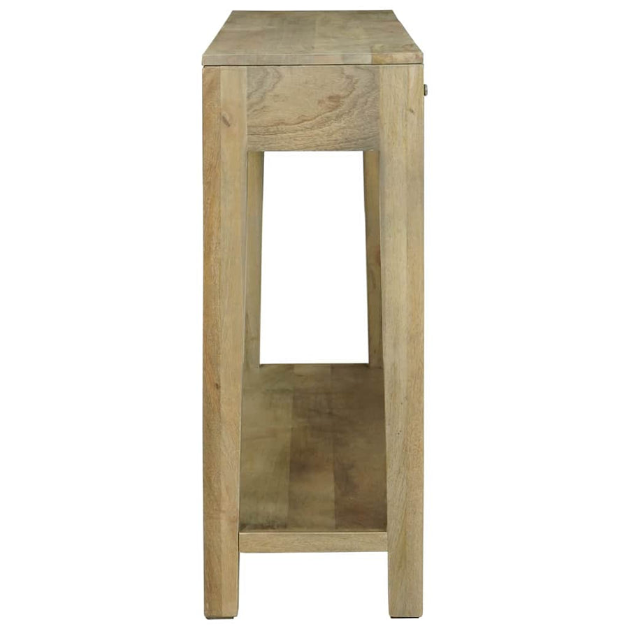 Wandtafel Natuurlijk grijs 110 x 30 x 80 cm Massief Mango Hout