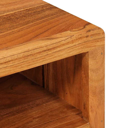 TV-kast met plank Bruin 110 x 30 x 40 cm Massief Acaciahout
