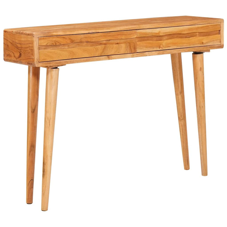 Wandtafel met lade Bruin 110 x 30 x 80 cm Massief Acaciahout