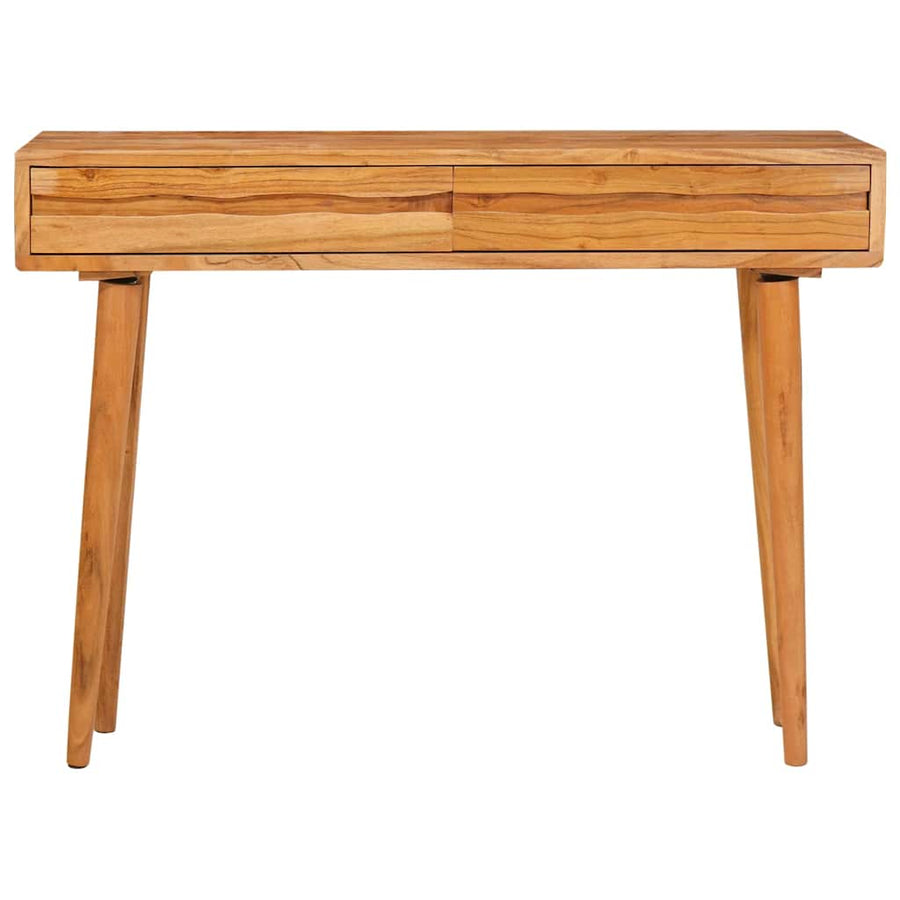 Wandtafel met lade Bruin 110 x 30 x 80 cm Massief Acaciahout