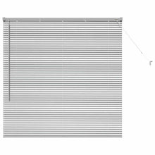 Raam Blind met gordijnen Zilver 130 x 130 cm Aluminium
