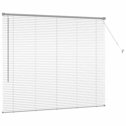 Raam Blind met gordijnen Zilver 80 x 130 cm Aluminium