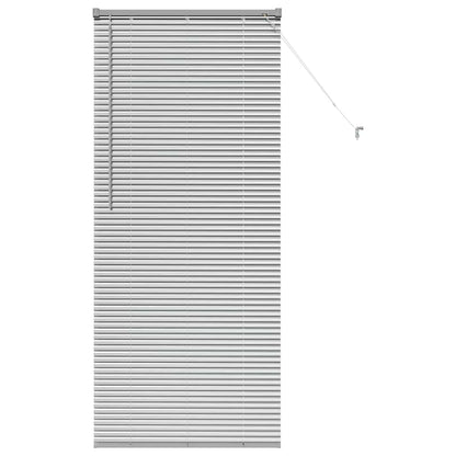 Raam Blind met gordijnen Zilver 80 x 175 cm Aluminium