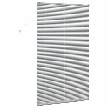 Raam Blind met gordijnen Anders Zilver 100 x 175 cm Aluminium