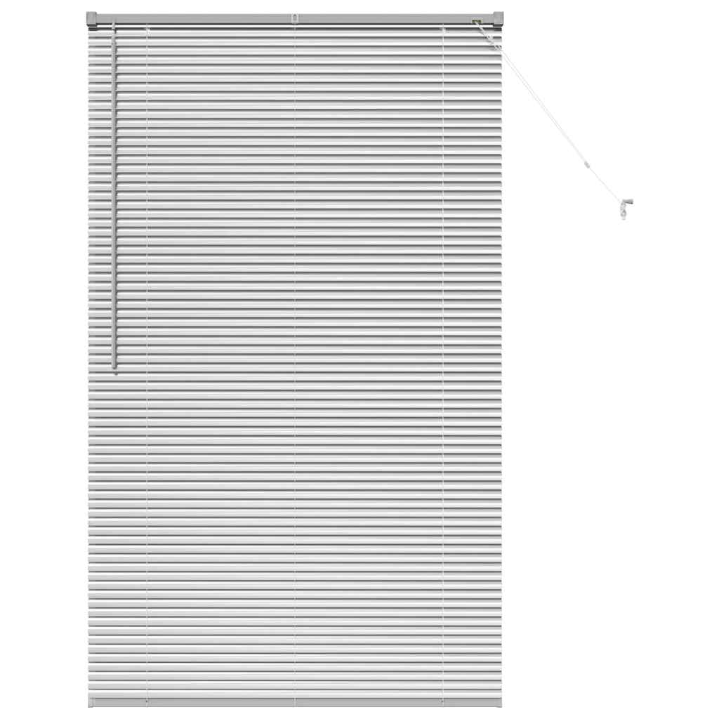 Raam Blind met gordijnen Anders Zilver 100 x 175 cm Aluminium