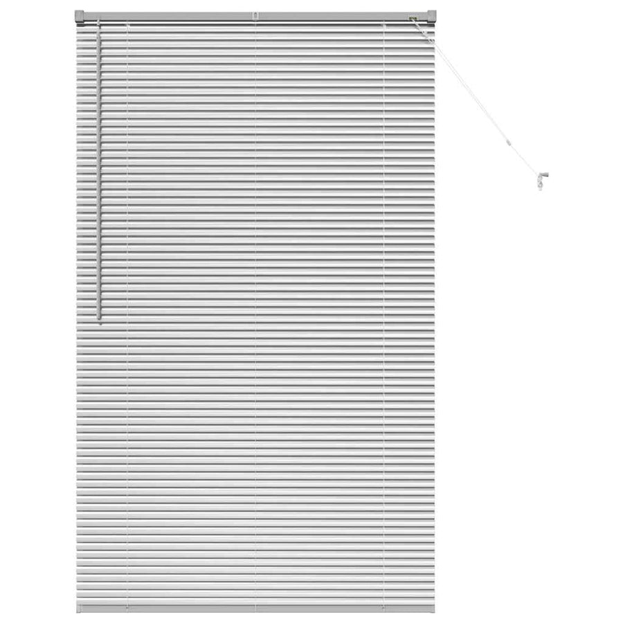 Raam Blind met gordijnen Anders Zilver 100 x 175 cm Aluminium