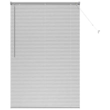 Raam Blind met gordijnen Anders Zilver 80 x 130 cm Aluminium