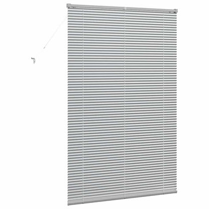 Raam Blind met gordijnen Anders Zilver 120 x 175 cm Aluminium