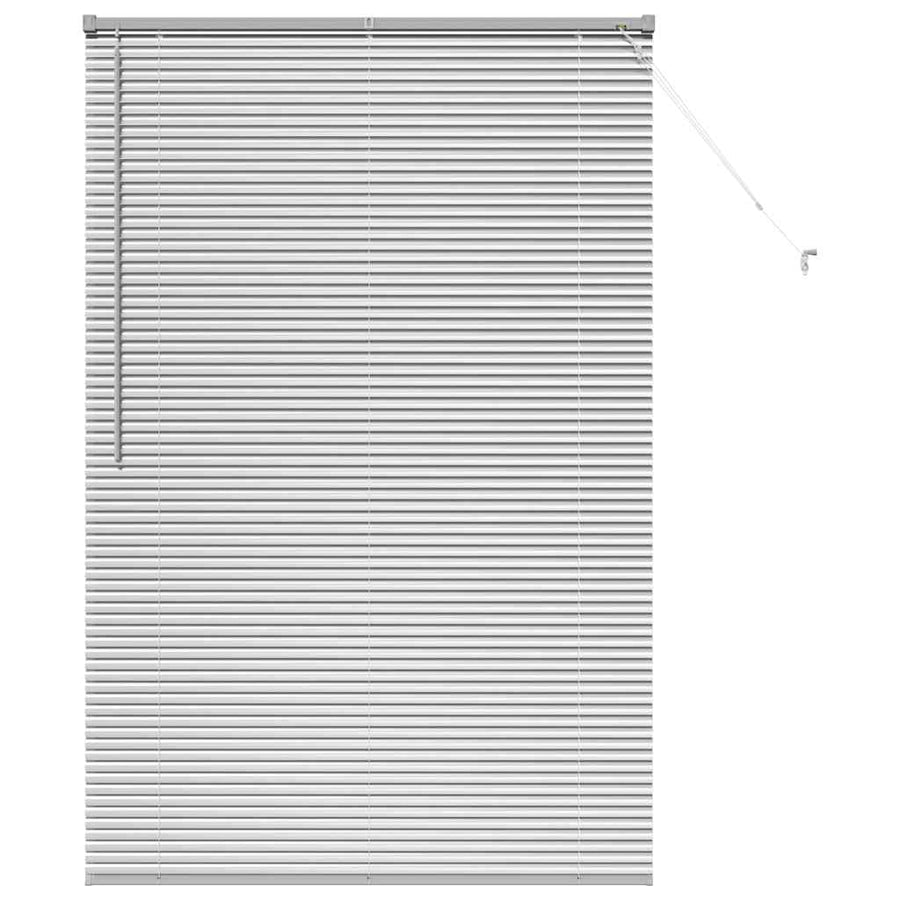 Raam Blind met gordijnen Anders Zilver 120 x 175 cm Aluminium