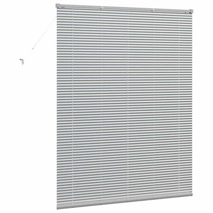 Raam Blind met gordijnen Anders Zilver 140 x 175 cm Aluminium