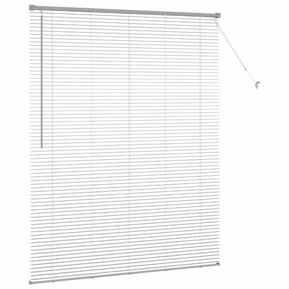 Raam Blind met gordijnen Anders Zilver 80 x 130 cm Aluminium