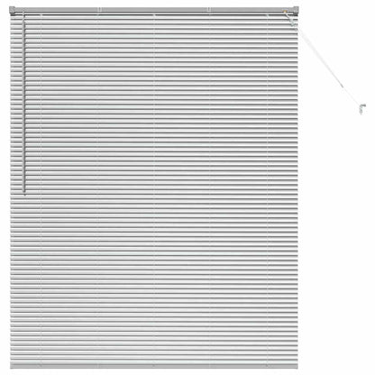 Raam Blind met gordijnen Anders Zilver 80 x 130 cm Aluminium