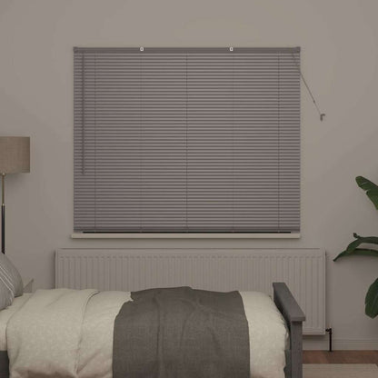 Raam Blind met gordijnen Anders Zilver 160 x 175 cm Aluminium