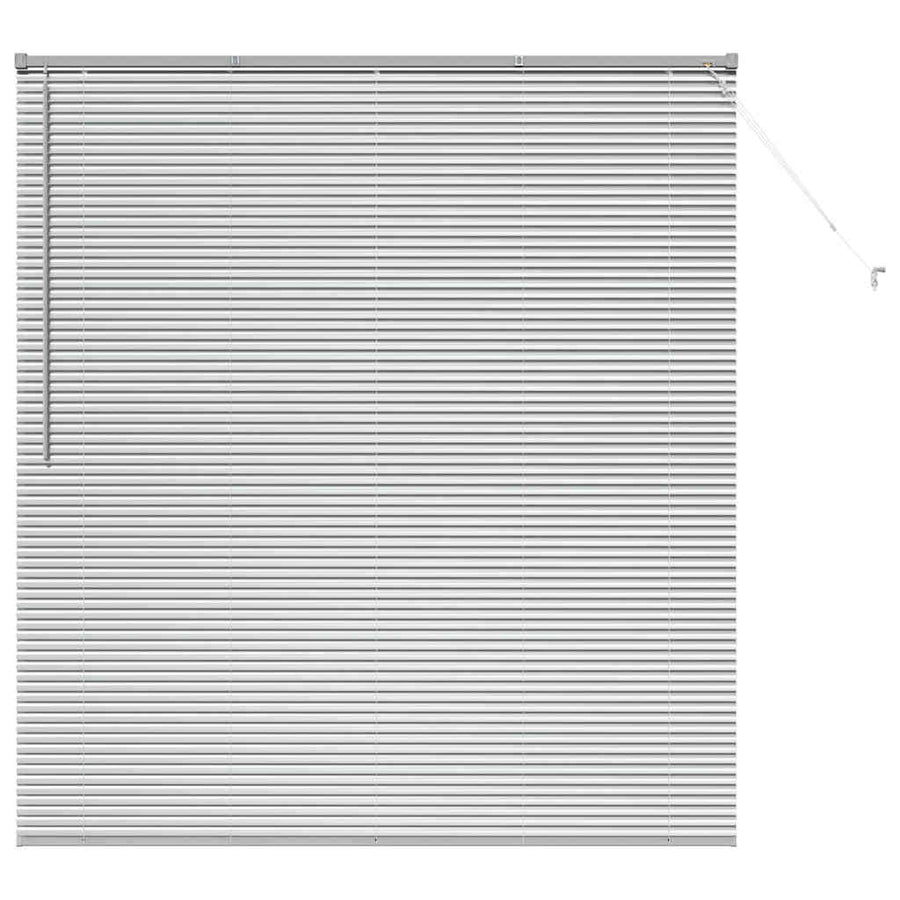 Raam Blind met gordijnen Anders Zilver 160 x 175 cm Aluminium