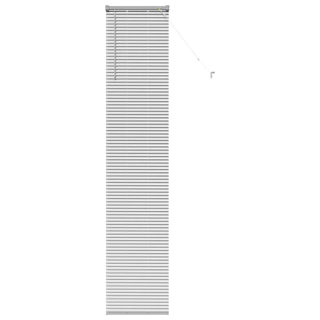 Raam Blind met gordijnen Anders Zilver 80 x 130 cm Aluminium