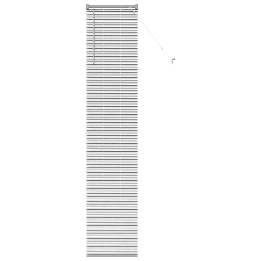 Raam Blind met gordijnen Anders Zilver 80 x 130 cm Aluminium