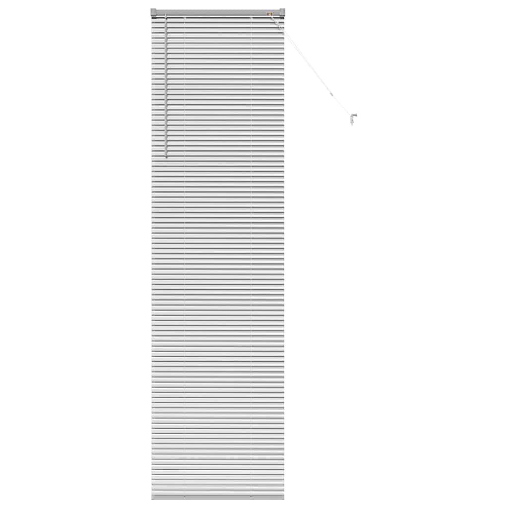 Raam Blind met gordijnen Anders Zilver 80 x 130 cm Aluminium
