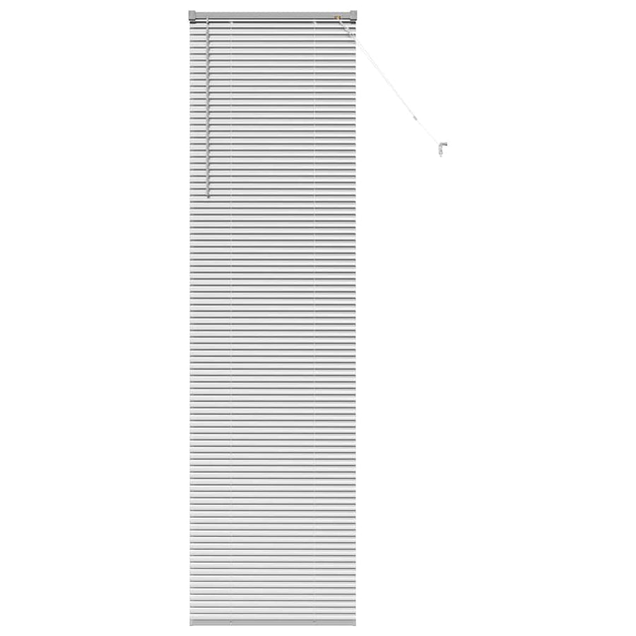 Raam Blind met gordijnen Anders Zilver 80 x 130 cm Aluminium