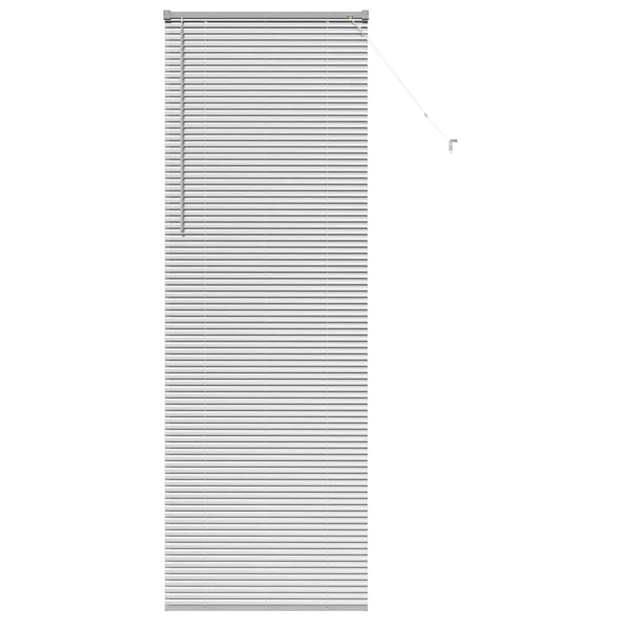 Raam Blind met gordijnen Anders Zilver 80 x 130 cm Aluminium