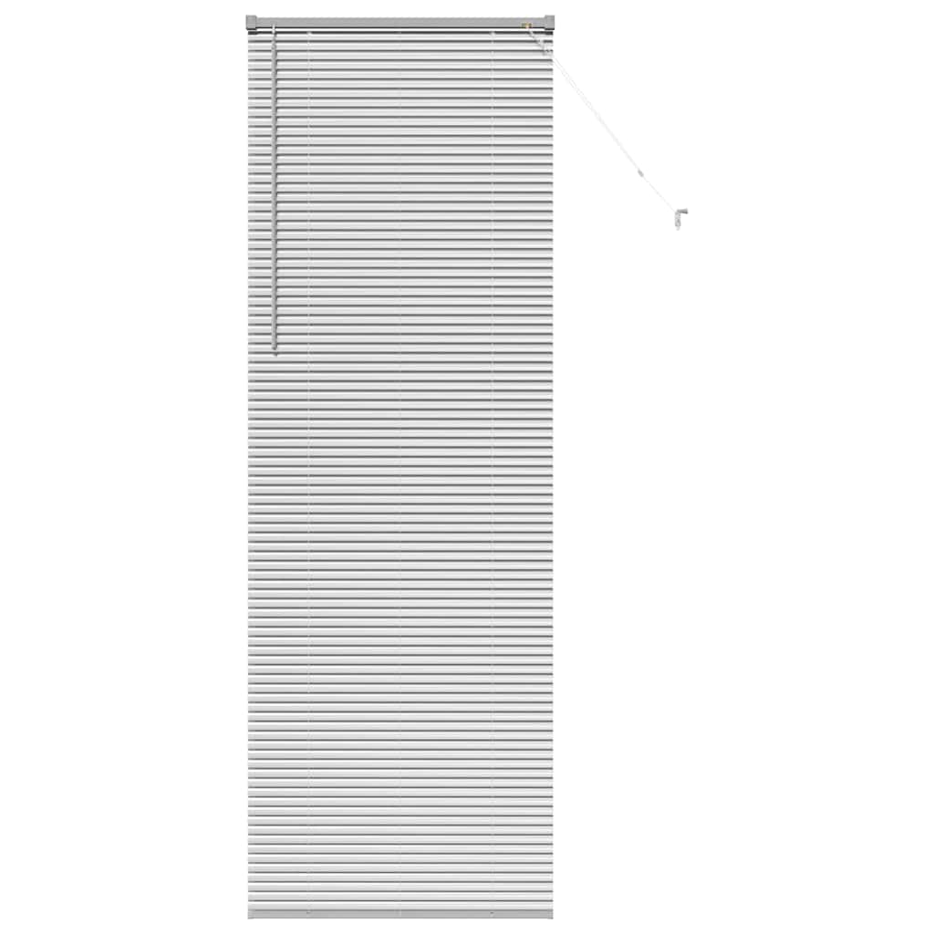 Raam Blind met gordijnen Anders Zilver 80 x 130 cm Aluminium