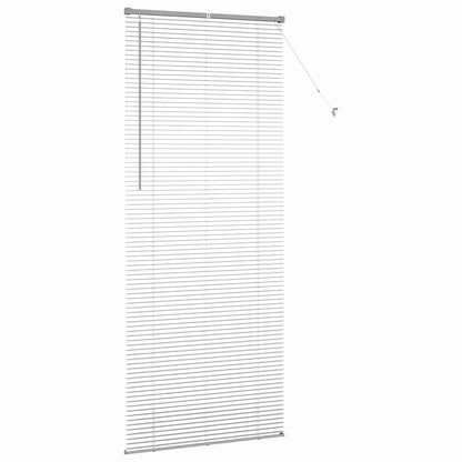 Raam Blind met gordijnen Anders Zilver 80 x 130 cm Aluminium