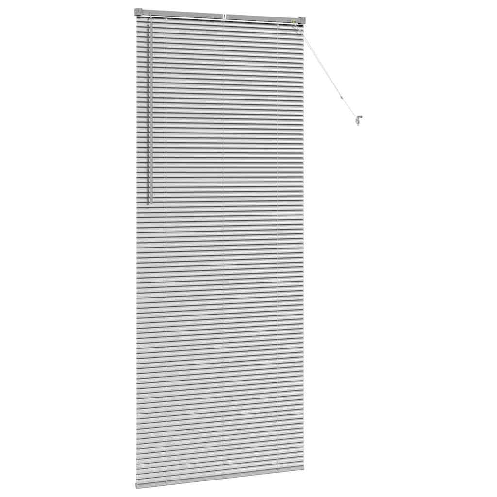 Raam Blind met gordijnen Anders Zilver 90 x 220 cm Aluminium