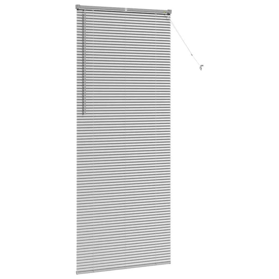 Raam Blind met gordijnen Anders Zilver 90 x 220 cm Aluminium