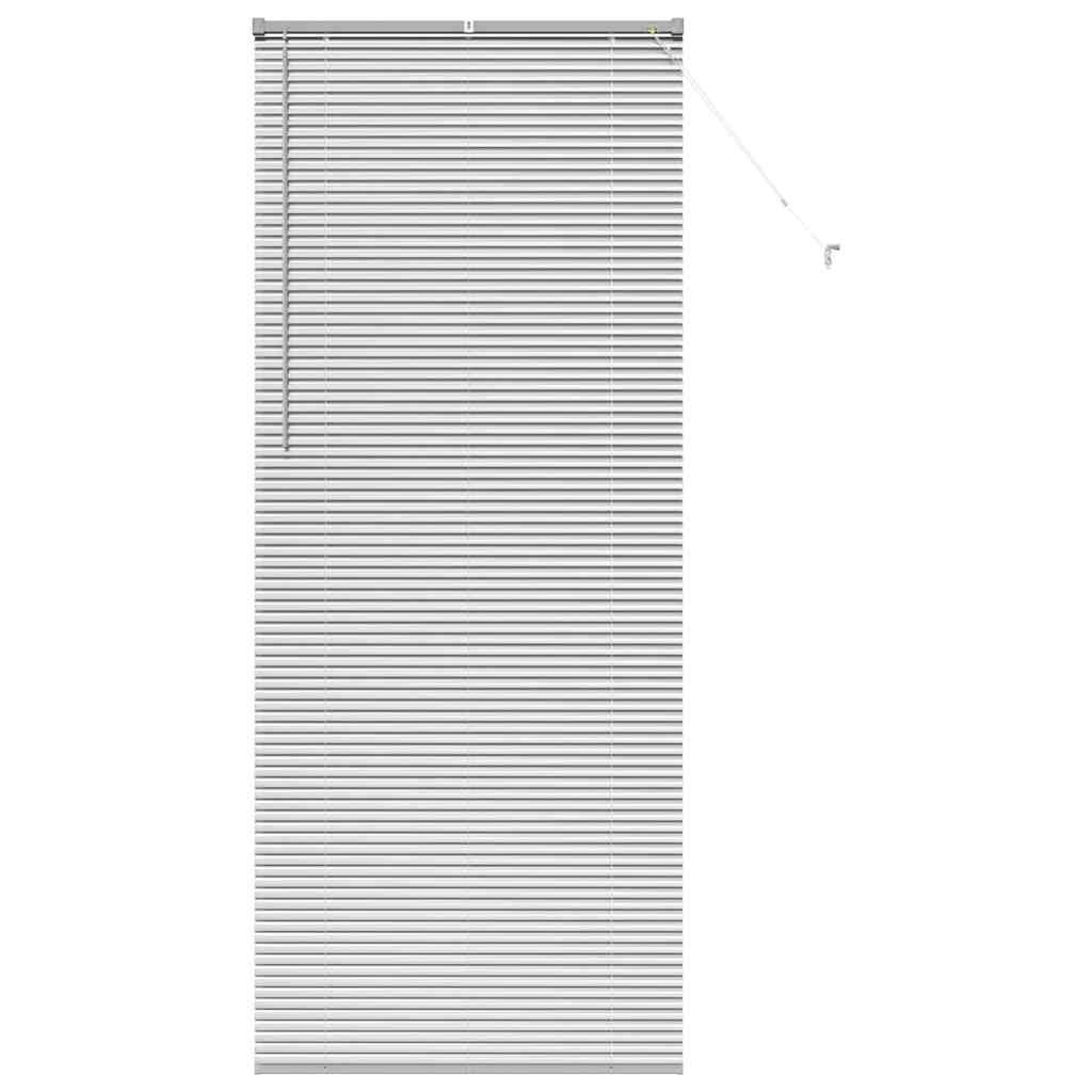 Raam Blind met gordijnen Anders Zilver 90 x 220 cm Aluminium
