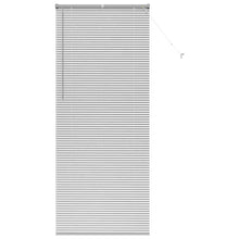 Raam Blind met gordijnen Anders Zilver 80 x 130 cm Aluminium