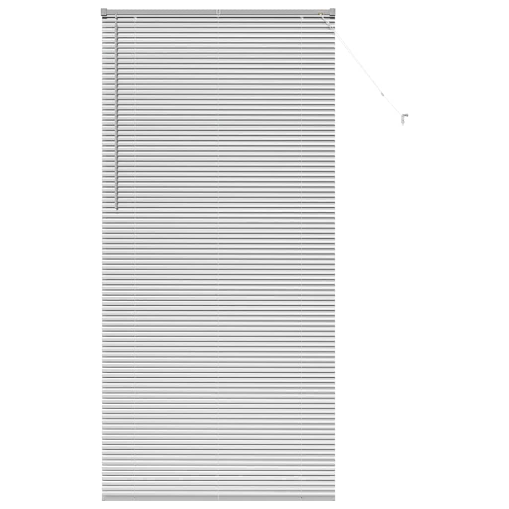 Raam Blind met gordijnen Anders Zilver 100 x 220 cm Aluminium