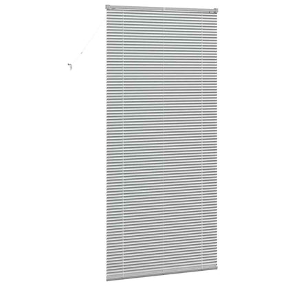 Raam Blind met gordijnen Anders Zilver 80 x 130 cm Aluminium