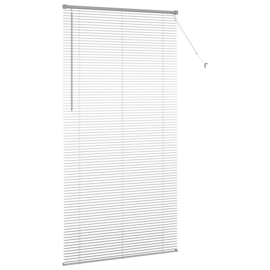 Raam Blind met gordijnen Anders Zilver 110 x 220 cm Aluminium