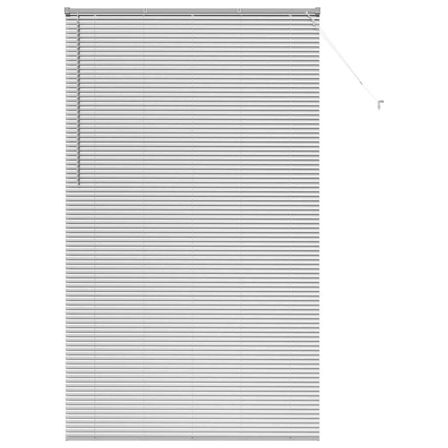 Raam Blind met gordijnen Anders Zilver 80 x 130 cm Aluminium