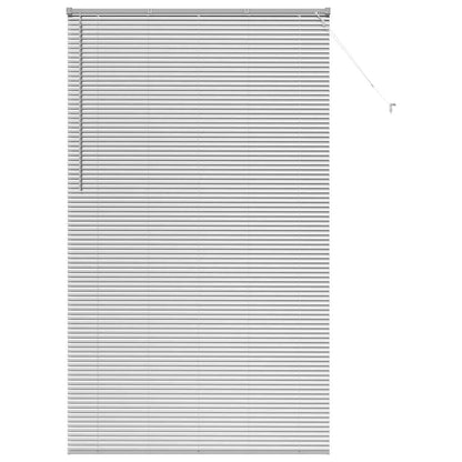 Raam Blind met gordijnen Anders Zilver 135 x 220 cm Aluminium