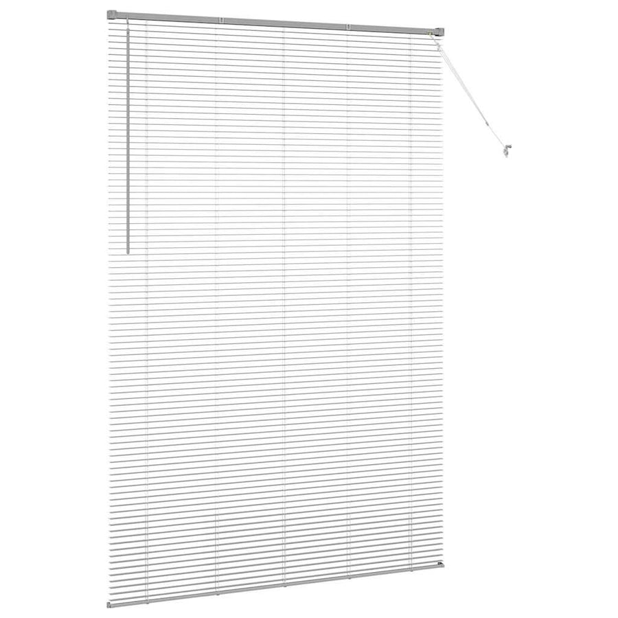 Raam Blind met gordijnen Anders Zilver 150 x 220 cm Aluminium