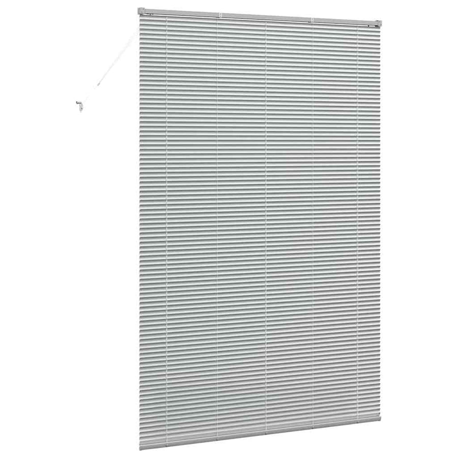Raam Blind met gordijnen Anders Zilver 150 x 220 cm Aluminium