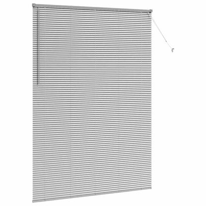 Raam Blind met gordijnen Anders Zilver 155 x 220 cm Aluminium