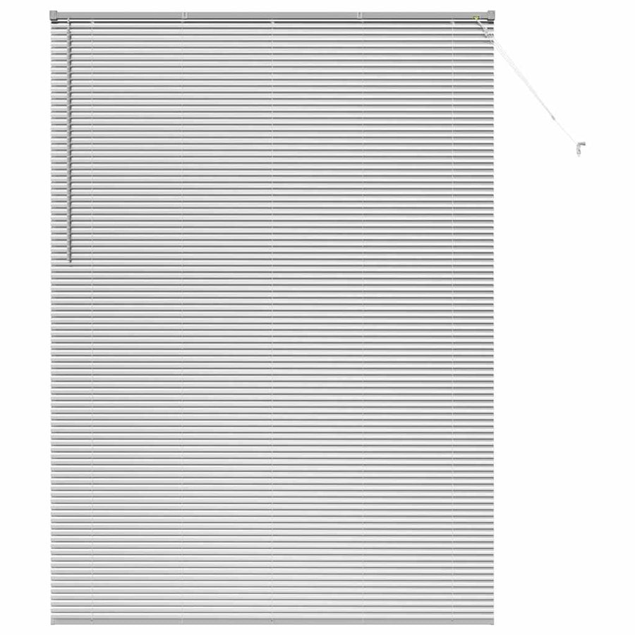 Raam Blind met gordijnen Anders Zilver 155 x 220 cm Aluminium