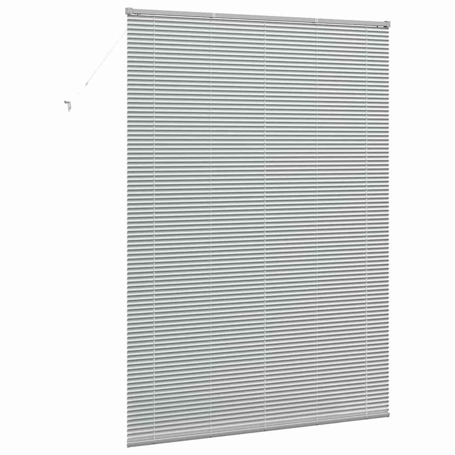 Raam Blind met gordijnen Anders Zilver 160 x 220 cm Aluminium
