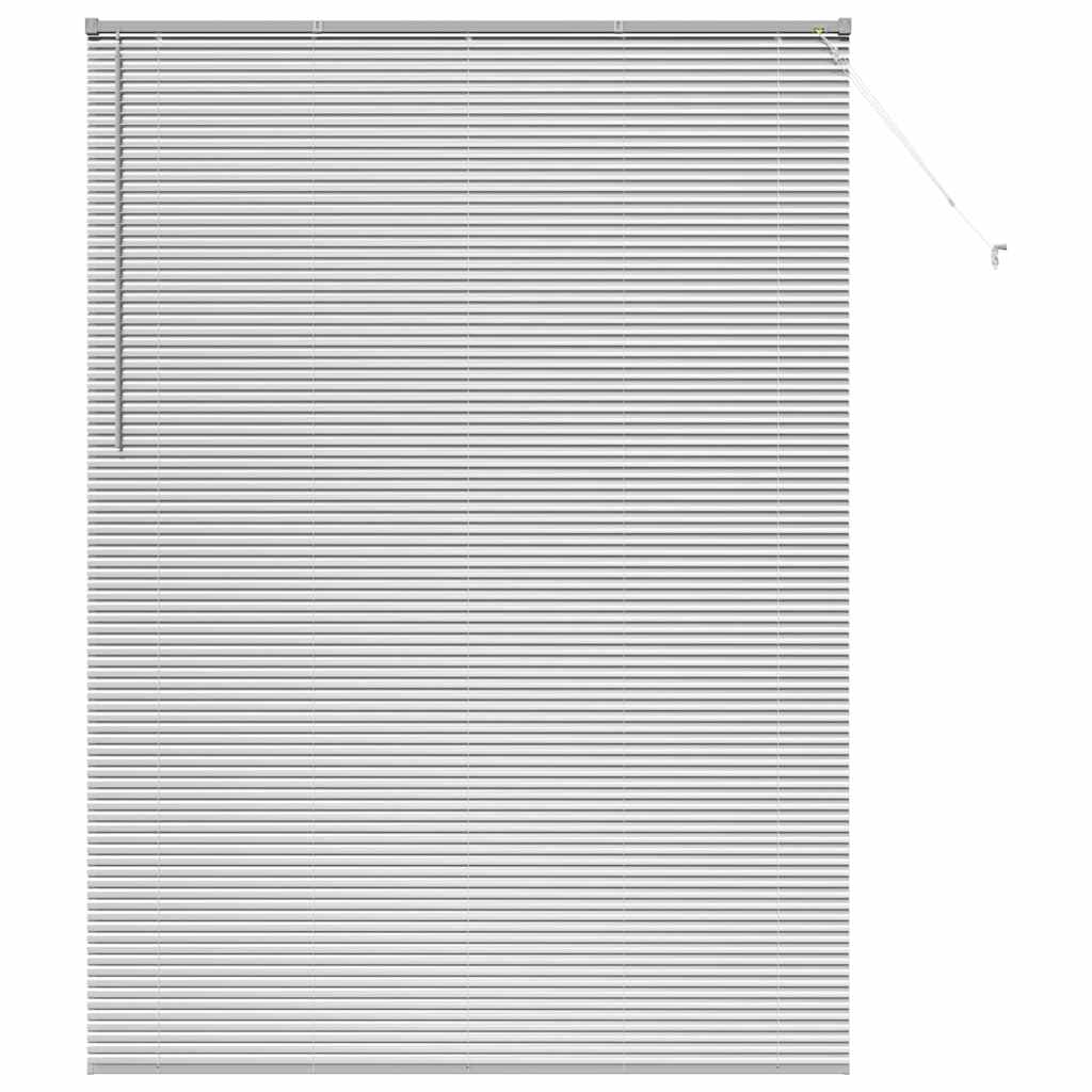 Raam Blind met gordijnen Anders Zilver 160 x 220 cm Aluminium
