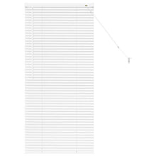 Raam Blind met gordijnen Anders Wit 80 x 130 cm Aluminium