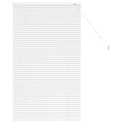 Raam Blind met gordijnen Anders Wit 80 x 130 cm Aluminium