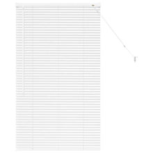 Raam Blind met gordijnen Anders Wit 80 x 130 cm Aluminium