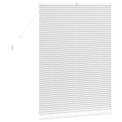 Raam Blind met gordijnen Anders Wit 80 x 130 cm Aluminium