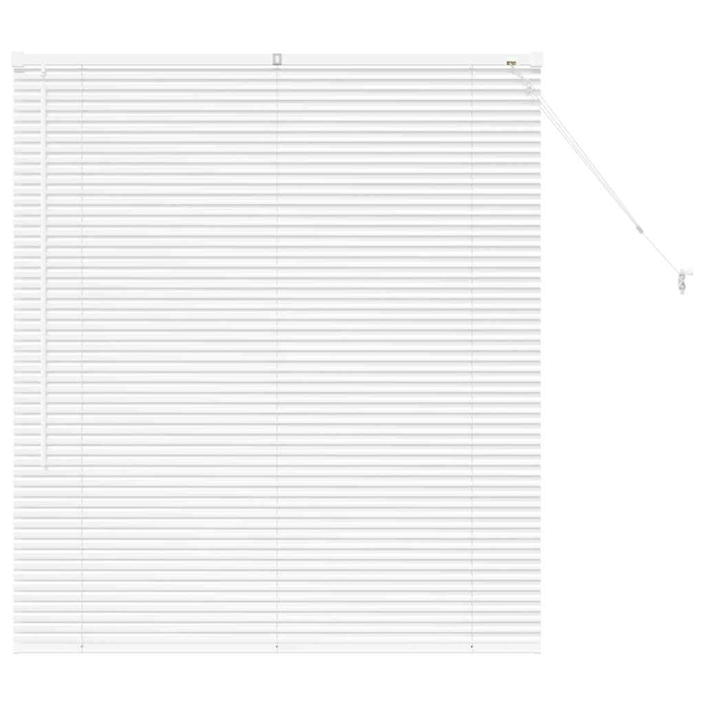 Raam Blind met gordijnen Anders Wit 80 x 130 cm Aluminium
