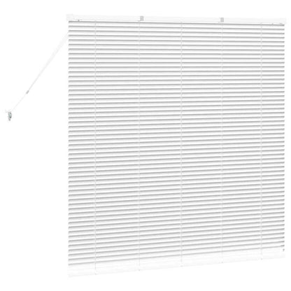 Raam Blind met gordijnen Anders Wit 80 x 130 cm Aluminium