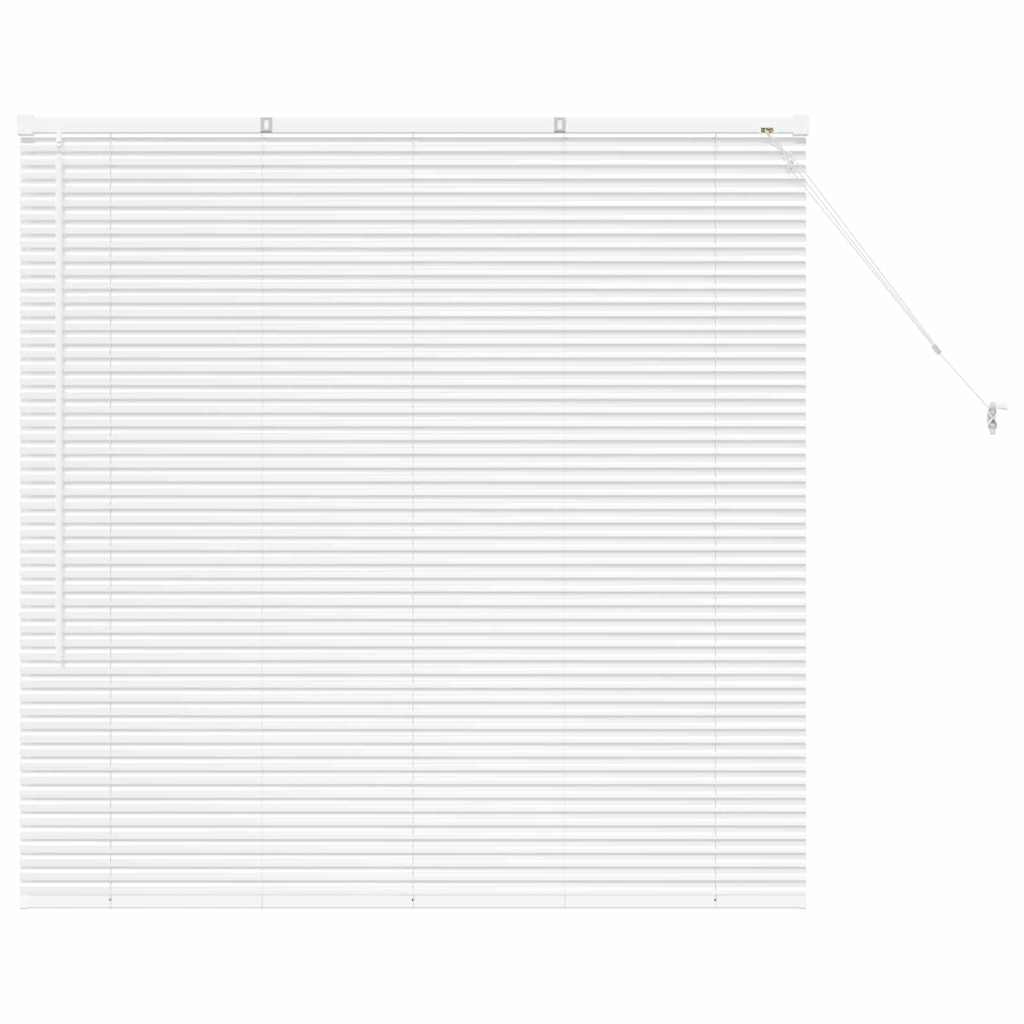 Raam Blind met gordijnen Anders Wit 80 x 130 cm Aluminium