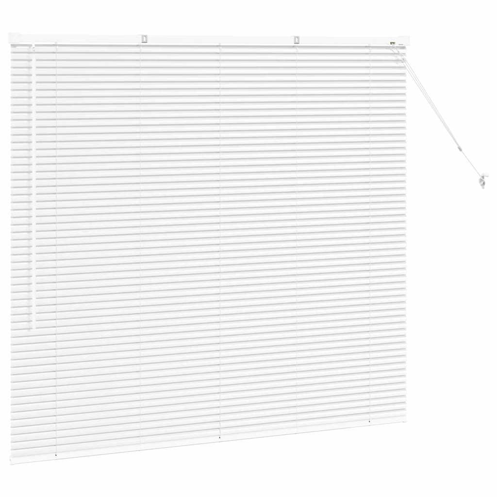 Raam Blind met gordijnen Anders Wit 80 x 130 cm Aluminium